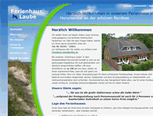 Tablet Screenshot of ferienhaus-laube.de